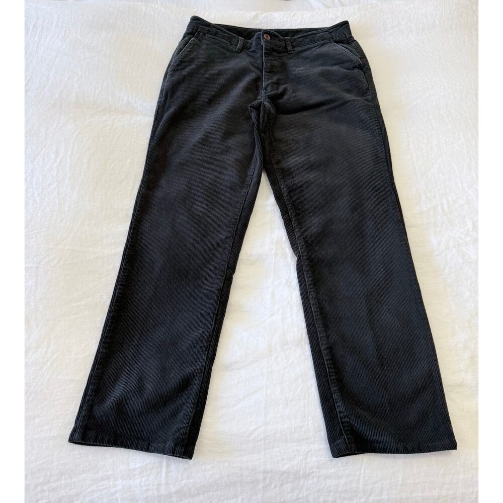 Katin | Men’s 33 | Charcoal Corduroy Pants Straight Grunge Surf Beach | Zip Fly